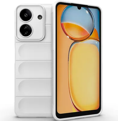 Image de Etui pour Xiaomi Redmi 13C /Poco C65 Soft TPU Silicone Shockproof Protective Case White