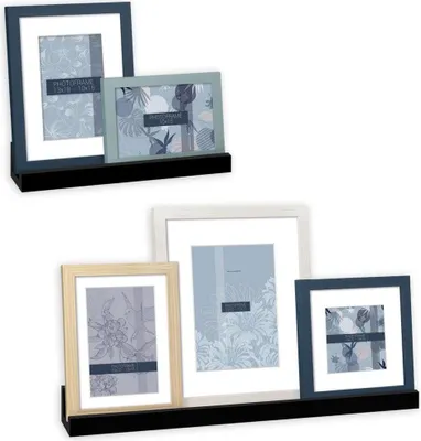 Immagine prodotto di Cornice in legno rettangolare colorata per 52x30x6,5 cm