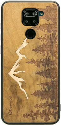 Produktbild von Holzhülle Bewood für Xiaomi Redmi Note 9 Imbuia-Gebirge