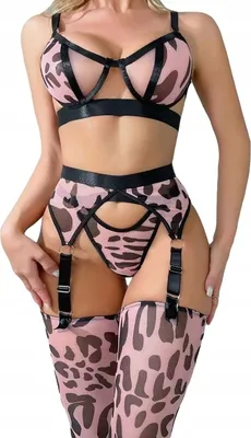 Immagine prodotto di Lingerie sexy PANTERA BANDED STRAIT MORO Rosa L