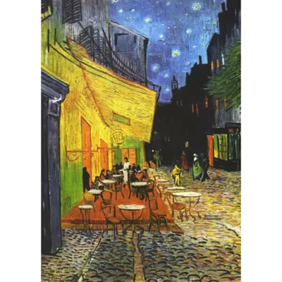 Produktbild von PIATNIK Puzzle Terrassencafé bei Nacht 1000 Teile