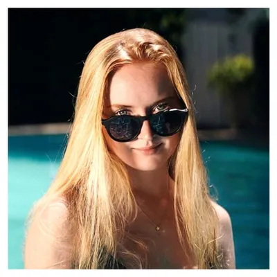 Produktbild von Vintage Runde Polarisierte Sonnenbrille für Herren und Damen mit UV400 Schutz