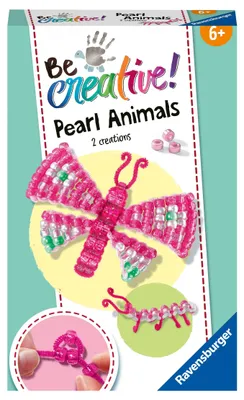 Image de Ravensburger 18249 BeCreative Perlentiere Schmetterlinge, DIY pour enfants à partir de 6 ans 18249