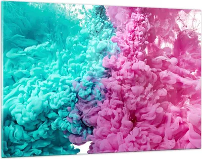 Produktbild von Bilder auf glas - Abstraktion modern - 120x80cm - Glasbilder - Wandbilder - Kunstdruck - zum Aufhängen bereit - Wanddekoration aus Glas - Glas Bilder - Wandbild auf Glas - Einteilig - GAA120x80-3908
