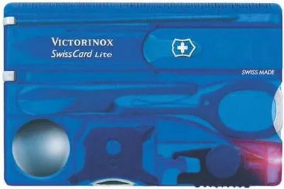 Image de Victorinox SWISSCARD LITE noir transparent
