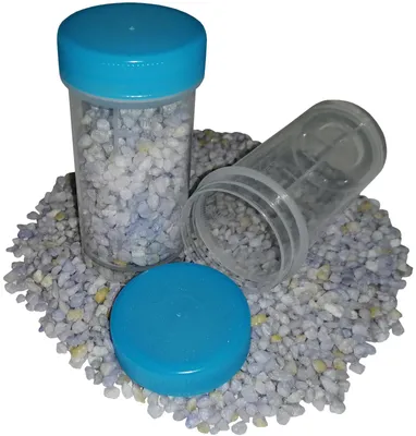 Produktbild von 500 Schraubdosen 50ml Runddose Labor Labordose Blau