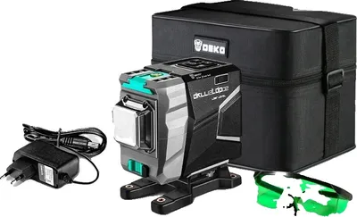 Obrázek produktu pro 3D zelený laserový nivelační přístroj, vysoce přesný, automatické samonivelační zařízení, DKLL12tdP02-S1