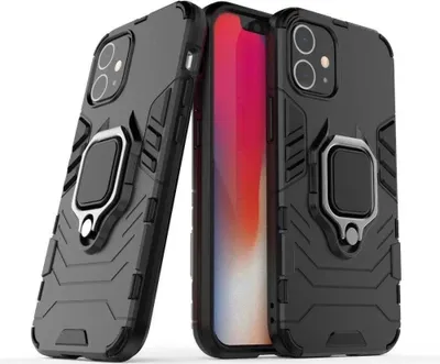 Produktbild von Wisam Apple iPhone 12 Mini 5,4" Panzer Schutzhülle Armor Case Ring Ständer