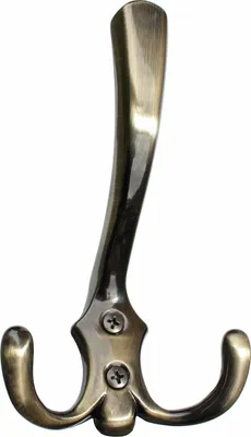Produktbild von Garderobenhaken Kleiderhaken Haken Wandhaken 140 Patina 3-fach