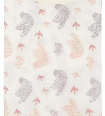 Produktbild von Sense Organics Musselin Babydecke Mulltuch Stilltuch Birds
