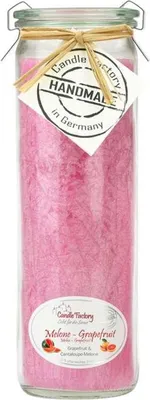 Produktbild von Candle Factory Big Jumbo Melone-Grapefruit Duftkerze Dekokerze 306103