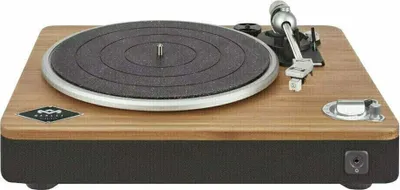 Zdjęcie produktu dla The House Of Marley Stir It Up Wireless, Gramofon z napędem pasowym, Ręczny, Czarny, Drewno, Aluminium, 33 1/3,45 RPM, 33 1/3,45 RPM