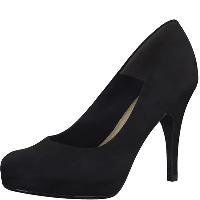 Produktbild von Tamaris Damen Trichterabsatz Pumps Plateau rund High Heel 1-22447-29, Größe:41 EU, Farbe:Schwarz
