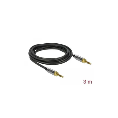 Zdjęcie produktu dla DeLOCK 85787, 3.5mm, Męska, 3.5mm, Męska, 3 m, Czarny, Szary