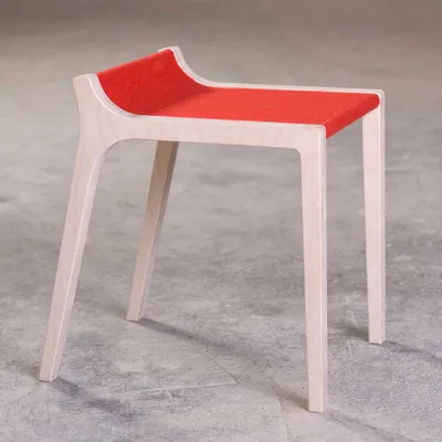 Produktbild von Sirch SIbis Kinderhocker Xarre roter Filz