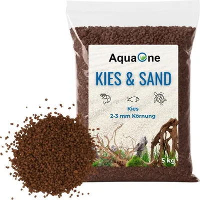 Produktbild von 5 Kg braunen Quarzkies "" 2-3 mm Bodengrund Aquarium Kies