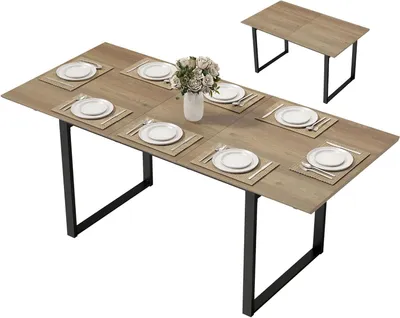 Image de Table extensible - Table pliante - Table à rallonge - Table pliante - Table gain de place