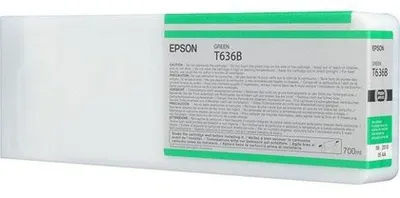 Produktbild von Epson Singlepack Green T636B00 UltraChrome HDR, 700 ml, Grün, Tinte auf Pigmentbasis, 700 ml, 1 Stück(e)