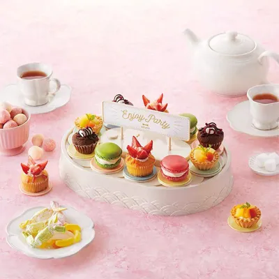 Obrázok produktu pre Rotating Cupcakes Machine Automatic Rotating Display Table Swing Tray for Kids Birthday Party Gifts Dessert