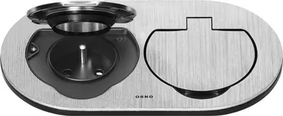 Obrázek produktu pro Hermetická zásuvka ORNO OR-GM-9046/G, dvojitá, ovlál, 2x230V, IP55