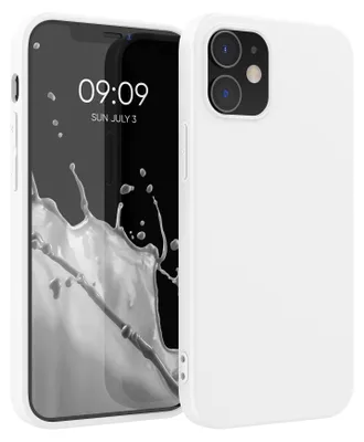 Produktbild von kwmobile Handyhülle für Apple iPhone 12 / iPhone 12 Pro Hülle - TPU Case - Kabelloses Laden - Schutzhülle Cover in Weiß matt