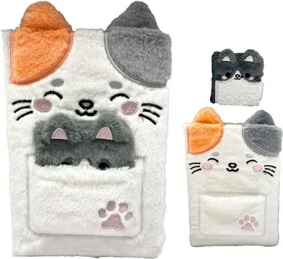 Immagine prodotto di Diario di peluche "Gatto Lola Adoramals" con lucchetto