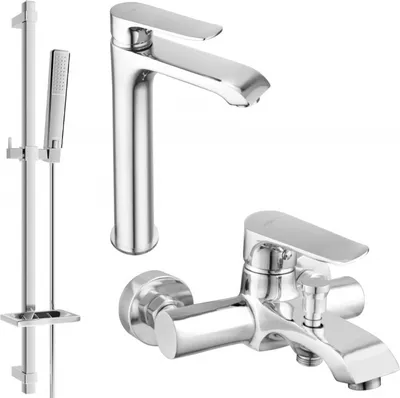 Produktbild von Mexen Pecos DQ72 Badewannenset, Chrom - 72713DQ72-00