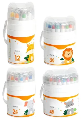 Image de Elzusha - Crayons de couleur lavables pour enfants