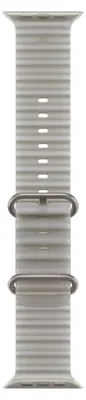 Immagine prodotto di Apple Cinturino Ocean grigio traslucido (49 mm) - Titanio naturale