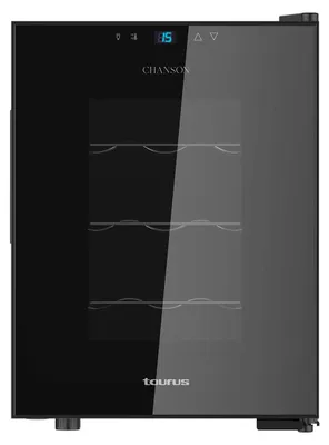 Weinkühlschrank 12 Flaschen, leise, vibrationsfrei, Touchscreen, schwarz