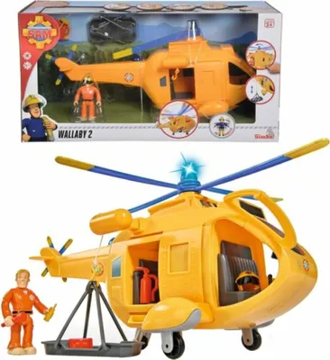 Zdjęcie produktu dla Simba Strażak Sam helikopter Wallaby II z figurką