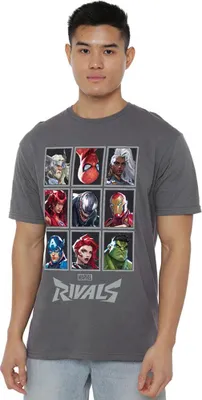 Immagine prodotto di Marvel Rivals - T-shirt unisex uomo/donna TV21904 (XXL) (grigio chiaro)