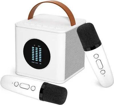 Immagine prodotto di Altoparlante Bluetooth portatile con microfono per bambini, bianco