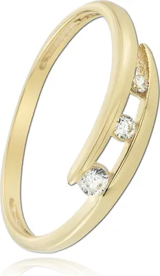 Produktbild von Balia Ring 58 18,5 Gold 333 weißgold Damen Schmuck BGR031G58