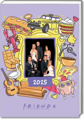 Produktbild von Friends - A5-Tischkalender 2025