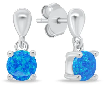 Immagine prodotto di Orecchini in argento con opali blu EA1137WB