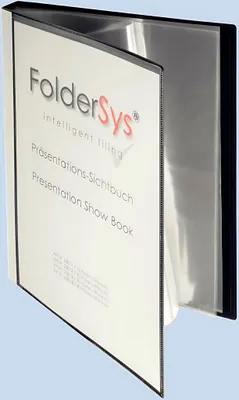 Produktbild von FSY Präsentations-Sichtbuch, 40 Hüllen, PP, schwarz, 1 Stück