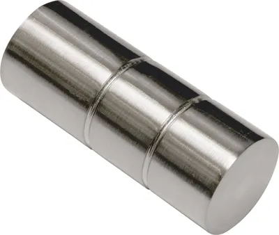 Produktbild von Gardinia Endknopf, Metall, Edelstahl-Optik, 0.1, 2