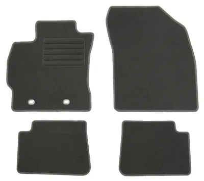 Fußmatten-Set für Toyota Auris, 06/2015-2019, 4-teilig, Schwarz