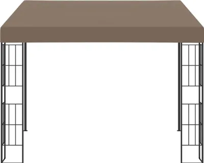 Zdjęcie produktu dla vidaXL Pawilon ścienny 3x3 m tkanina taupe