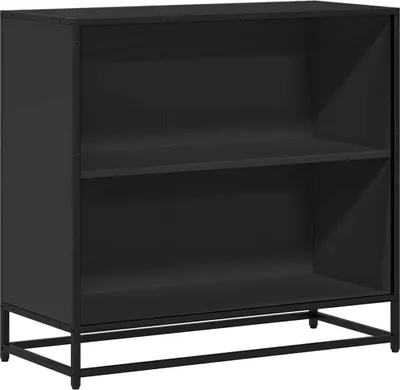 Obrázek produktu pro Knihovna černá 80,5x35x76 cm kompozitní dřevo