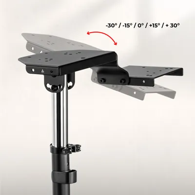 Image de Huzaro Speed 2.0 | Support de volant Racing Wheel Stand Racing Stand | Convient pour Logitech Fanatec Thrustmaster | Pliable