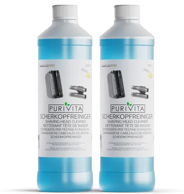 Productafbeelding van PURIVITA® Reinigingsvloeistof voor scheerkopjes, navulverpakking, 2000 ml