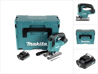 Image de Makita JV 103 DA1J Scie sauteuse sans fil 10,8 V en Makpac + 1x BL1020 batterie 2,0 Ah - sans chargeur