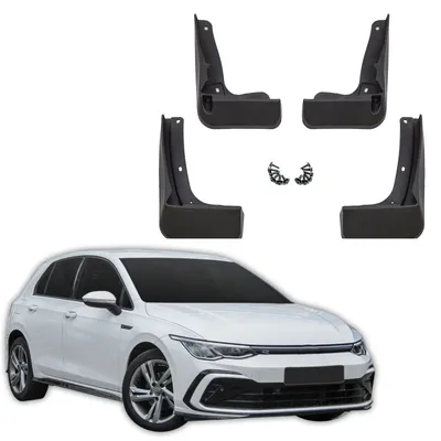 Image de Bavettes Garde-Boue Jeu De 4 Pcs Pour Volkswagen Golf 8 Depuis 2020 4pcs, Lavable, Facile é Assembler, Durable, 2 Avant + 2 Arriére