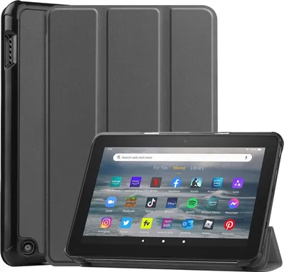 Produktbild von Schutzhülle für Amazon Fire 7 2022 12 Generation 7 Zoll Slim Case Etui mit Standfunktion und Auto Sleep/Wake Funktion in Bronze