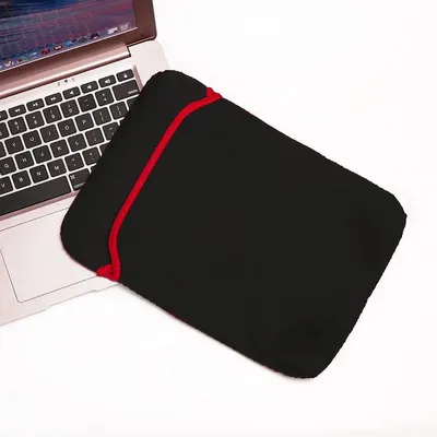 Image de Étui noir pour ordinateur portable - Étui pour ordinateur portable - Sac pour ordinateur portable - Noir - 36/26 cm - Néoprène - Protection pour ordinateur portable - CHPN