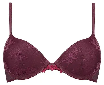 Produktbild von Triumph Lace-Up Spotlight WHPM, Farbe: Deep Burgundy EG/00EG, Größe: 70D Bügel-BH mit Halbschale, Einlage und multioptionalen Trägern