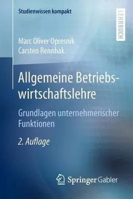 Obrázok produktu pre Allgemeine Betriebswirtschaftslehre
