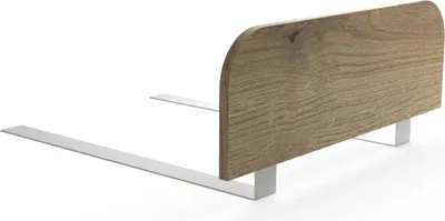 Produktbild von regalik Bettgitter Rausfallschutz Kinderbett 60x20 cm – Evoke Eiche Stabile Absturzsicherung ohne Bohren – Einfache Montage unter der Matratze
